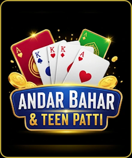 Teen Patti এবং Andar Bahar লাইভ ক্যাসিনো টেবিল বিডিটি